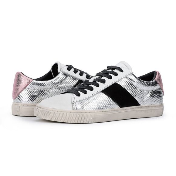 Vintage Havana Aimee Chrome Slip On Sneakers Size 7.5 NIB - Picture 2 of 16